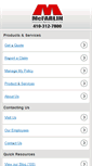 Mobile Screenshot of mcfarlininsurance.com